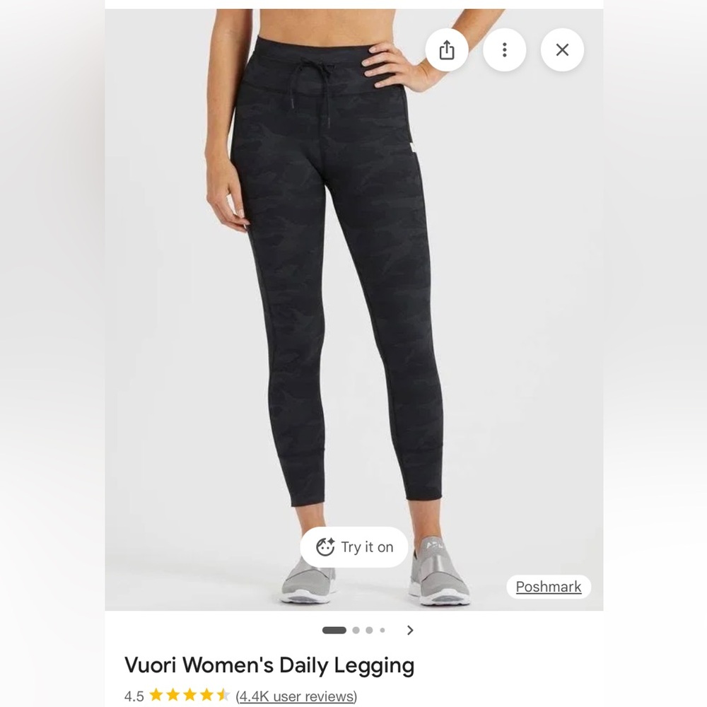 Vuori camp Black Leggings